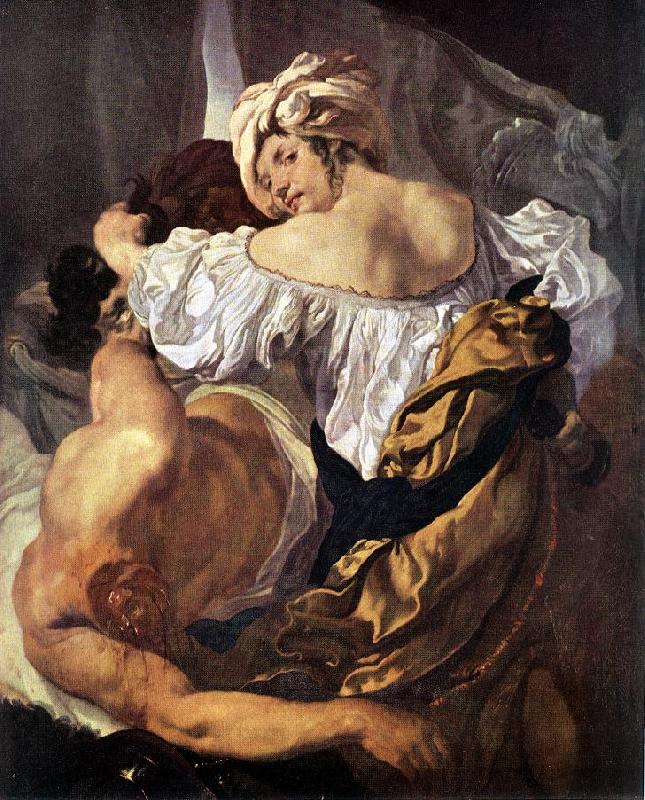 LISS, Johann Judith and Holophernes sg France oil painting art